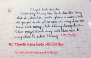 Lớp luyện viết chữ đẹp uy tín Hà Nội cho chọc sinh chuẩn bị vào lớp 1